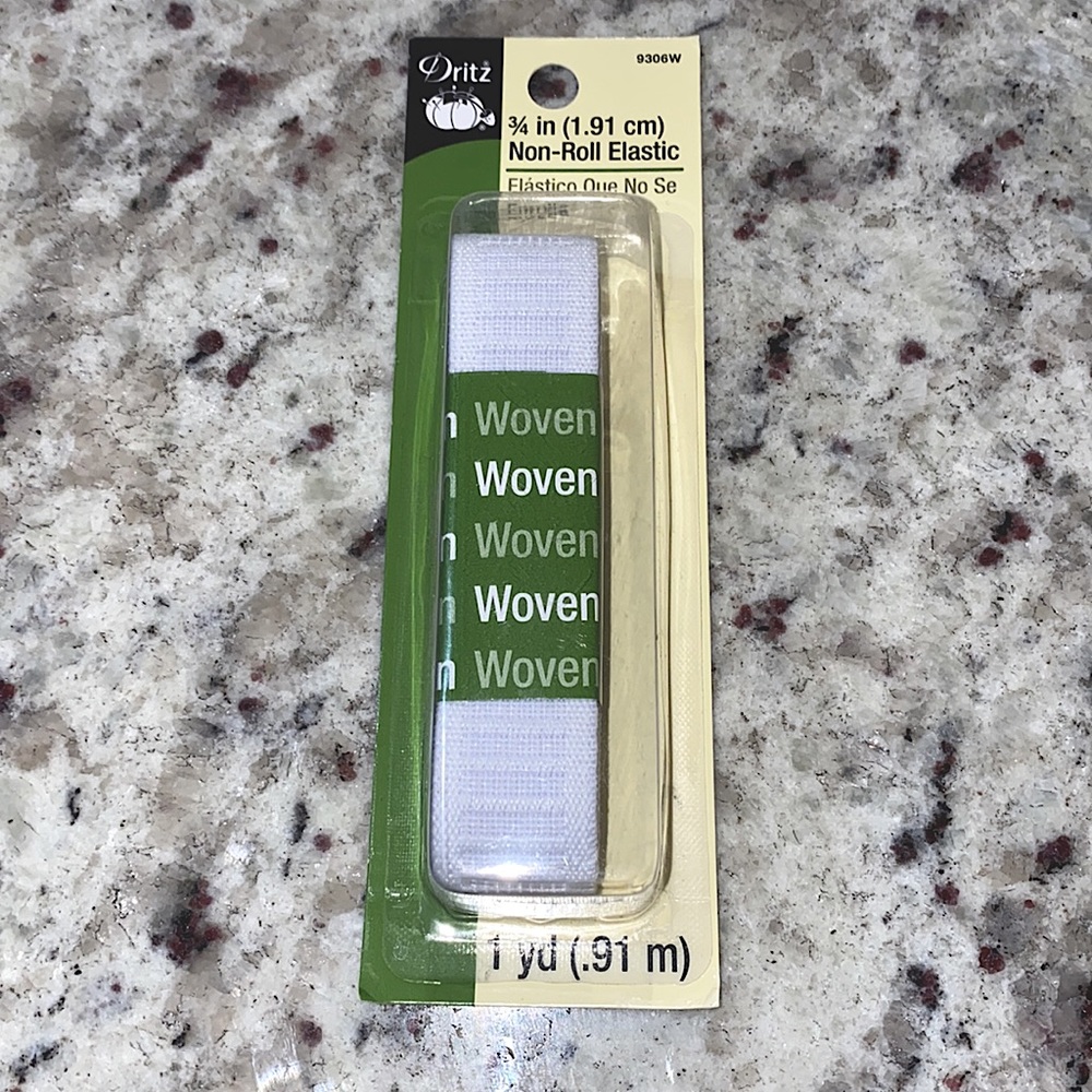 3/4in Non-Roll Elastic